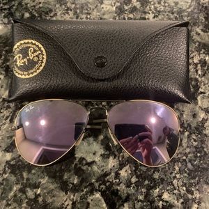 Purple Ray Bans